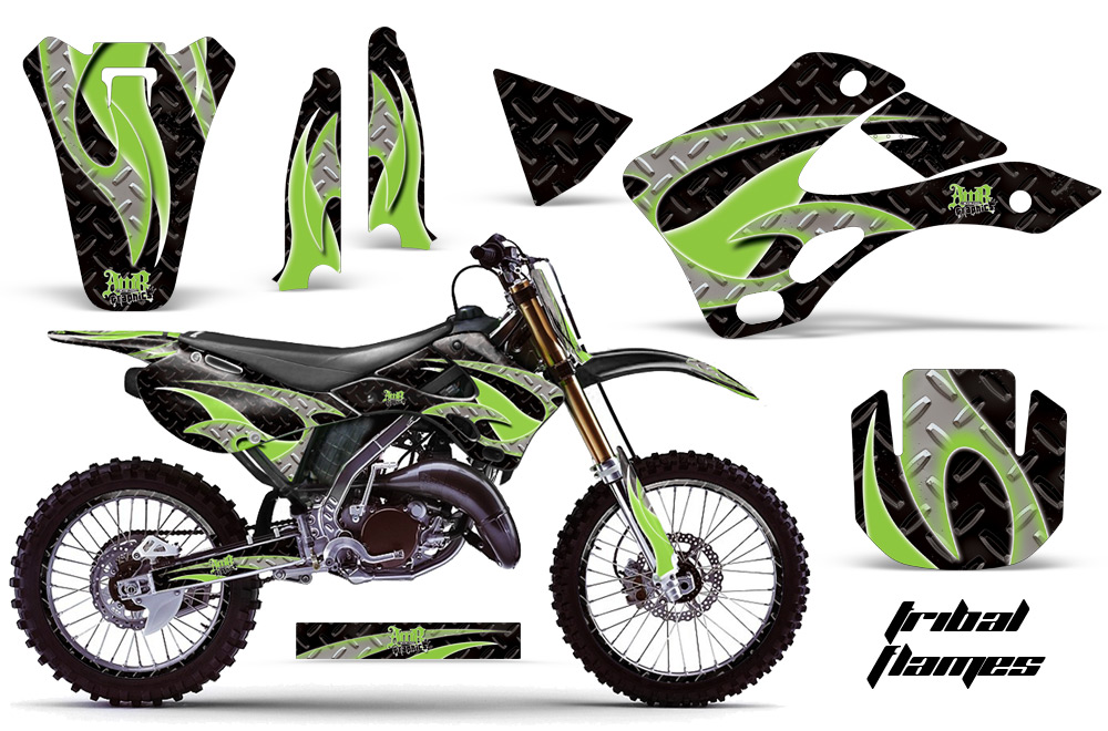 Kawasaki KX125 KX250 99-02 Graphics Kit TF GB NPs